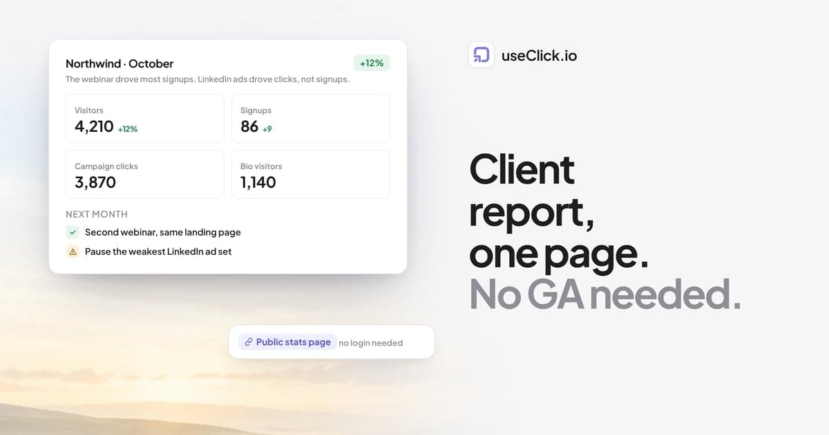 How to Build a Monthly Client Marketing Report Without Google Analytics