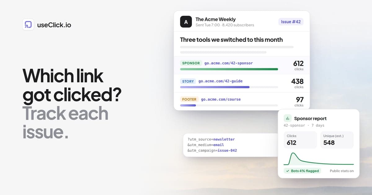 Newsletter Link Tracking: How to See Which Links Get Clicked in Every Issue