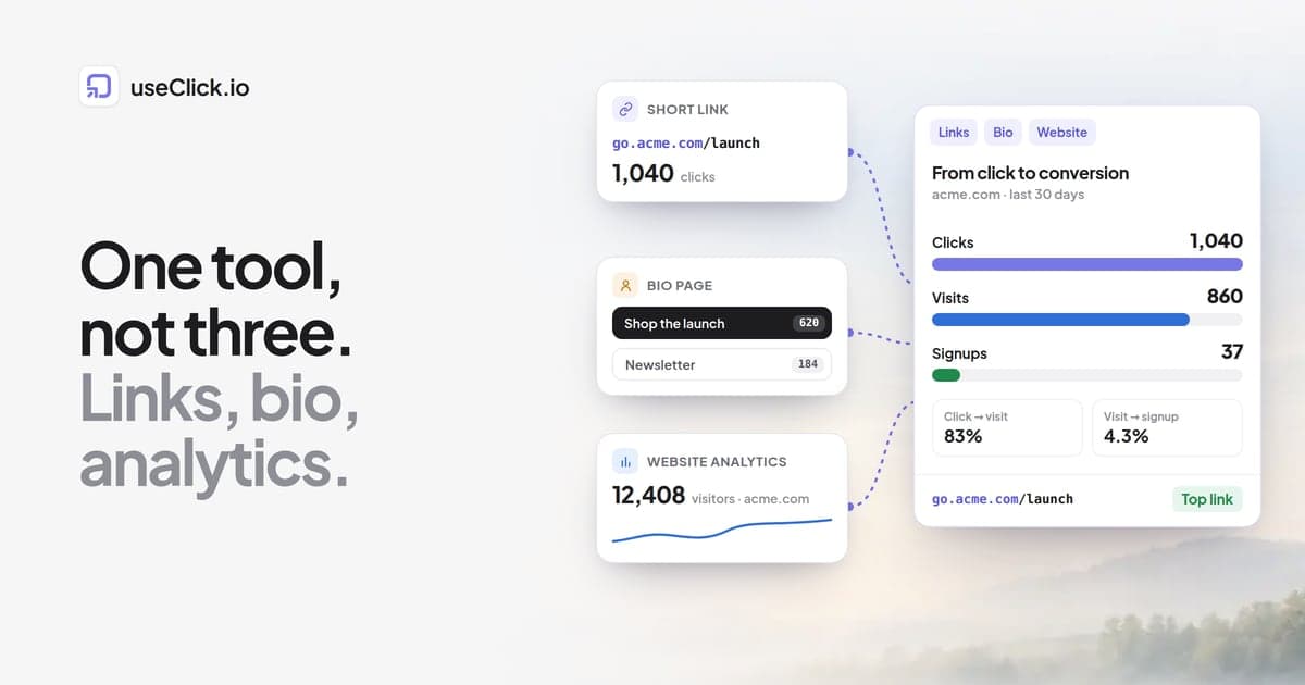 Link Shortener with Website Analytics: Why One Tool Beats Three