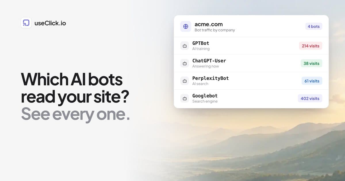 How to See Which AI Bots Visit Your Website (GPTBot, ClaudeBot, Perplexity and More)