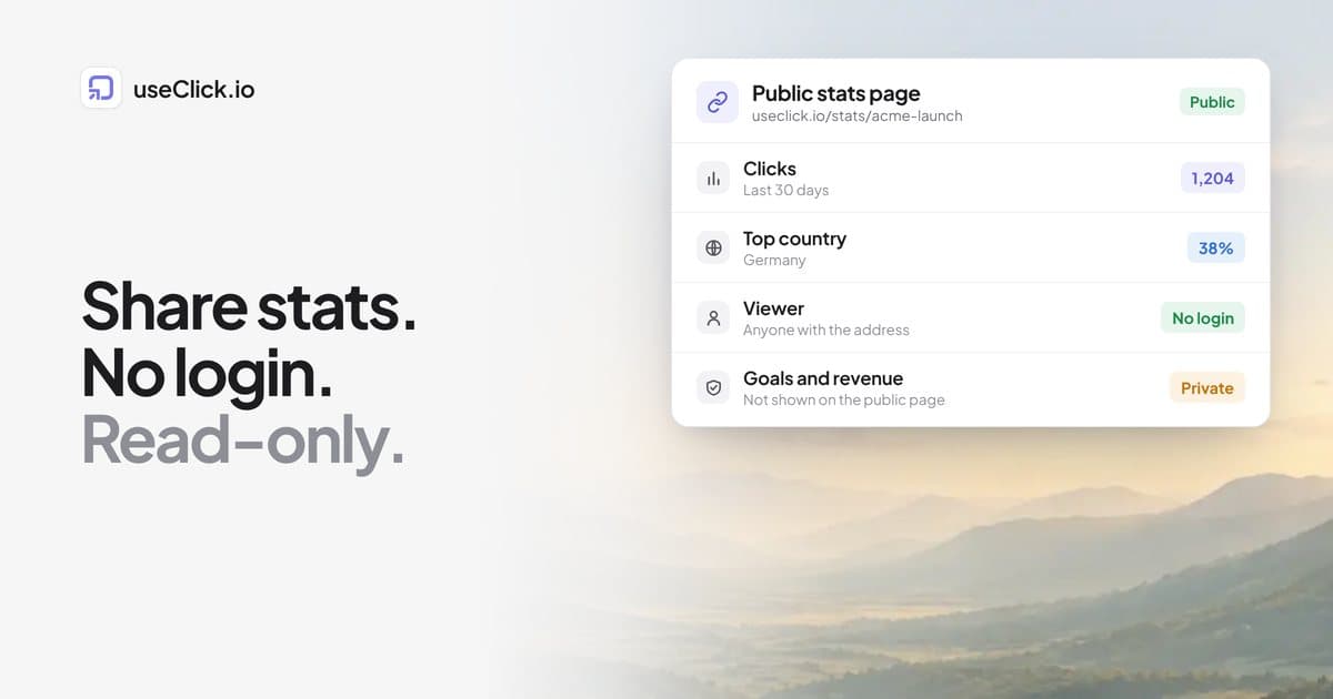 How to Share Link and Website Stats With a Client Without Giving Them a Login