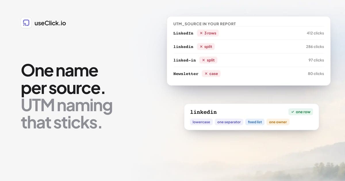 UTM Naming Conventions for Small Marketing Teams: A System That Stays Readable