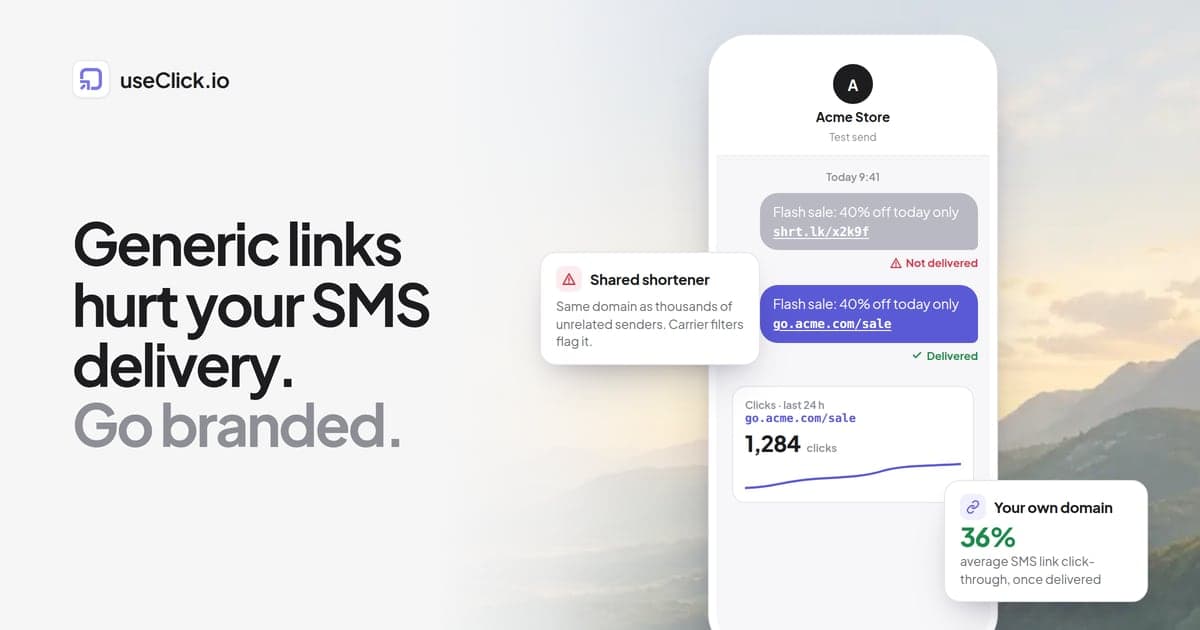 Why Generic bit.ly Links Are Hurting Your SMS Deliverability (And What to Use Instead)